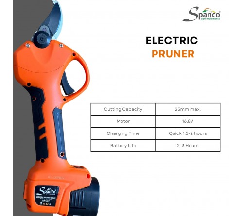 SPANCO ELECTRIC PRUNING SHEAR (With Plug-in  2 Battery)  