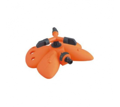 SPANCO Butterfly Base Sprinkler with 3 Arms | 27 Water Spray Patterns | Garden & Lawn Irrigation Sprinkler