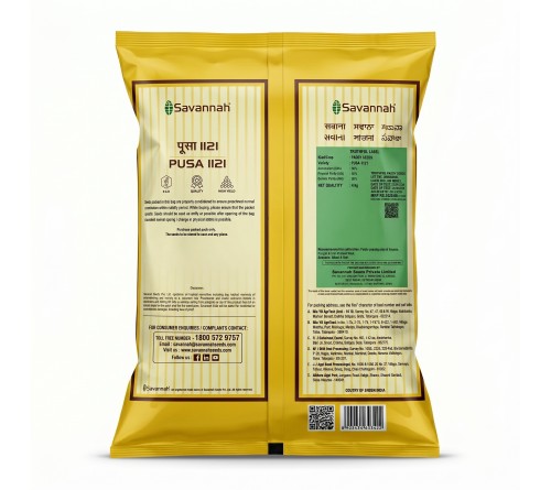 Savannah PUSA 1121 Paddy Seeds | Premium Basmati Rice Seeds | High Yield Dhan Beej
