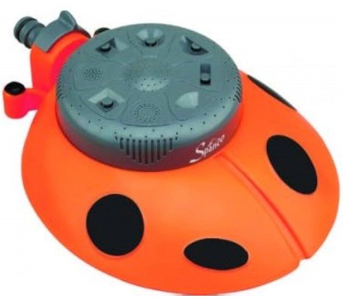 SPANCO Ladybug Sprinkler (8 Pattern) | Multi-Pattern Garden & Lawn Irrigation Sprinkler