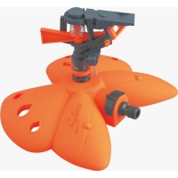 SPANCO Plastic Impulse Sprinkler with Butterfly Base | 24 Meter Coverage Irrigation Sprinkler for Lawn & Garden