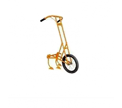 SPANCO Hand Wheel Hoe (With Three Tyne) | Heavy Duty Manual Weeder & Interculture Tool