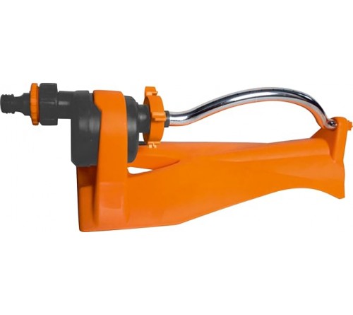 SPANCO 15-Hole Oscillating Garden Sprinkler | Adjustable Water Spray Range | Up to 14m Coverage Width | Stainless Steel Mesh Filter Lawn & Garden Watering Sprinkler