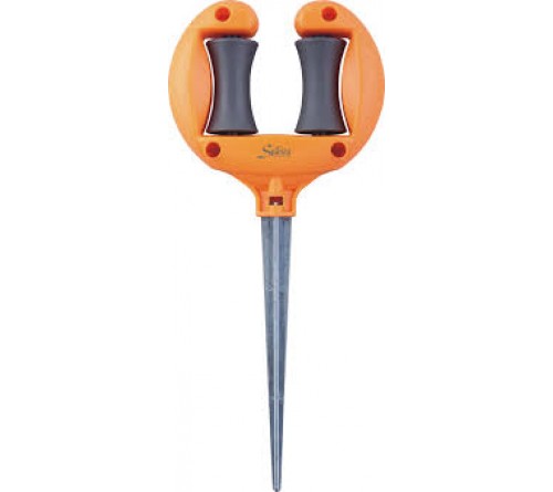 SPANCO Garden Hose Guide with Metal Spike | Plant Protection Hose Guide | Heavy-Duty Garden Hose Roller for Lawns & Flower Beds