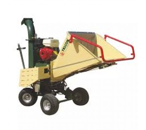 FALCON Electric Bio Shredder 10 HP – Heavy Duty Garden Waste Shredder with Hydraulic Feed Roller for Composting & Mulching