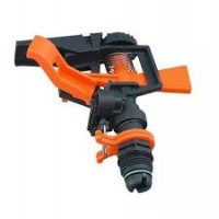 SPANCO Plastic Impulse Sprinkler | Adjustable Lawn & Garden Water Sprinkler | Up to 24m Diameter Coverage | Ideal for Lawns, Flower Beds & Vegetable Gardens