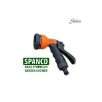 SPANCO 8-Pattern Micro Hand Sprinkler | Multi-Function Garden Spray Nozzle | Center, Mist, Shower, Angle, Full, Soaker, Cone & Flat Spray Patterns