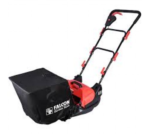 FALCON Electric Cylindrical Lawn Mower – 600W Motor, 32 cm Cutting Width, 23L Grass Collector