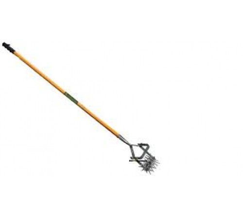 FALCON Hand Soil Tiller with Weeding Blade (With Steel Handle & Grip)
