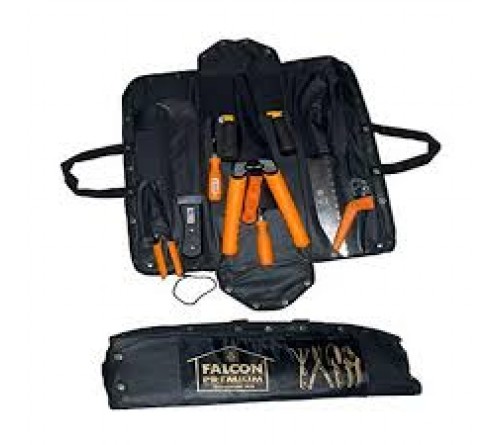 FALCON Garden Tool 11-Piece Set with Heavy-Duty Folding Bag